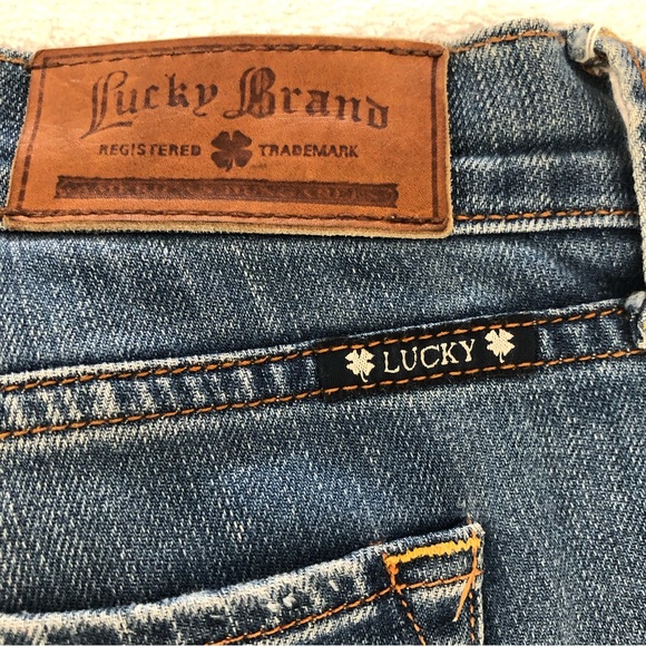 Lucky Brand low raise jeans Sofia Boot Cut off shorts SZ 2/26 - Picture 6 of 15